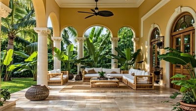 Tropical luxury design with a Cuban-Irish flair Tropical luxury design with a Cuban-Irish flair
